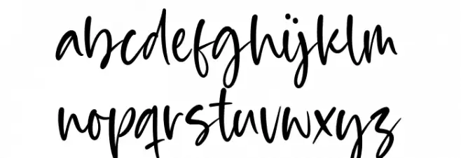 Goblin Hunters Schriftart Kleinbuchstaben