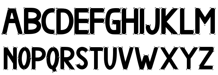 Goblin Monster Font LOWERCASE