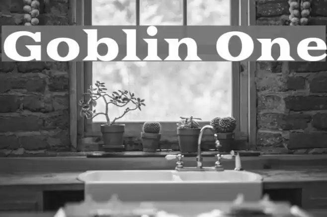 Goblin One Font examples