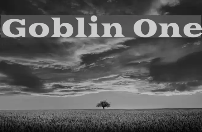 Goblin One Font examples