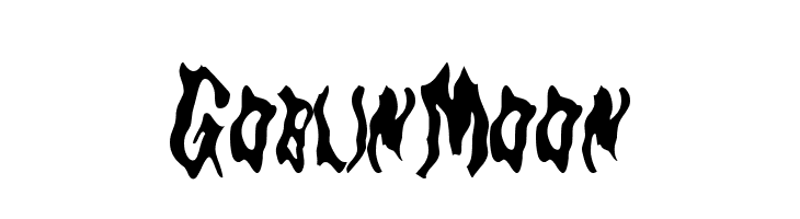 GoblinMoon  Descarca Fonturi Gratis