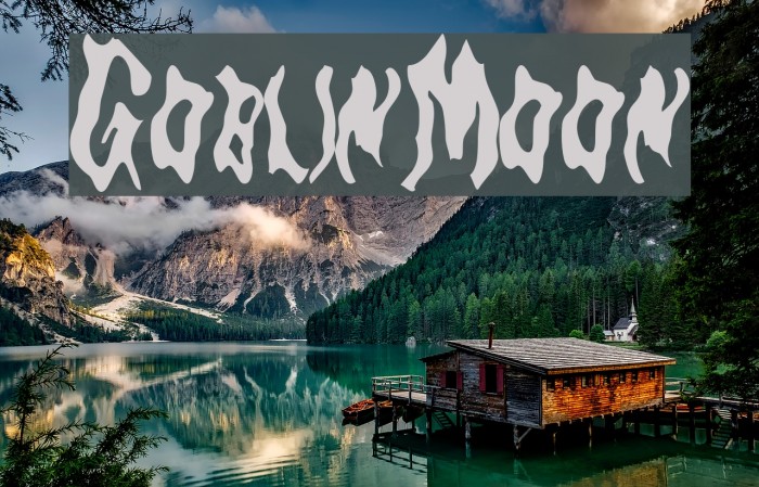 GoblinMoon Font examples