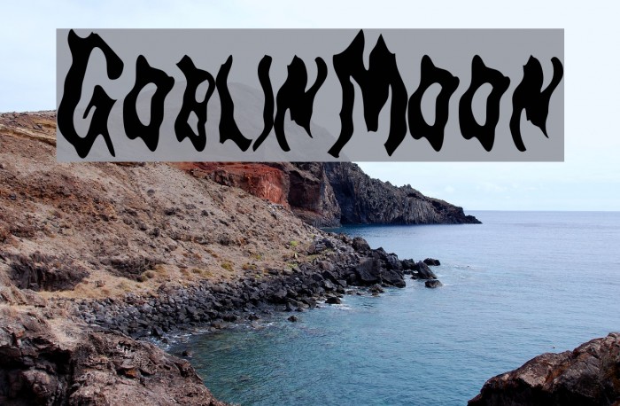 GoblinMoon Font examples