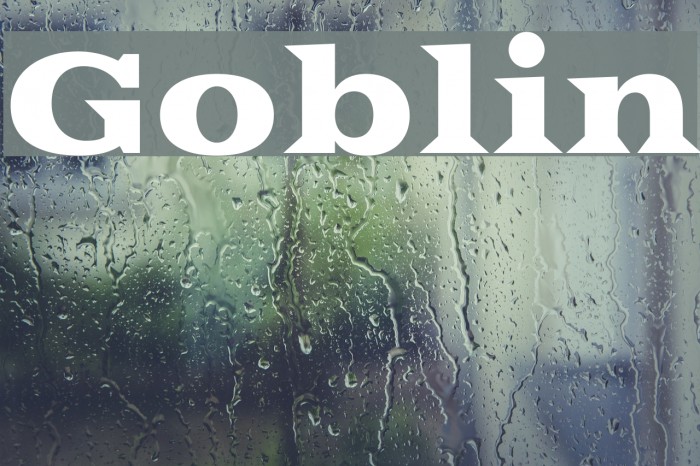 Goblin Font examples