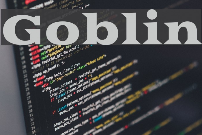 Goblin Font examples
