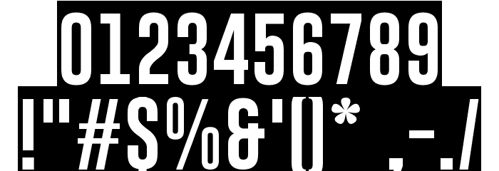 Gobold Blocky Schriftart Anderer Schreiben