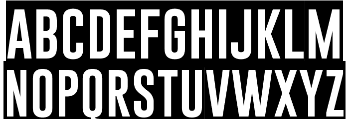 Gobold Blocky Schriftart Kleinbuchstaben