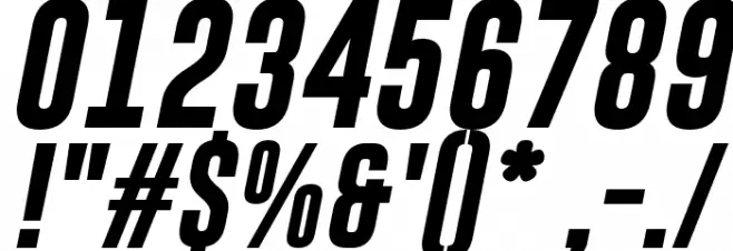 Gobold Bold Italic Italic Font OTHER CHARS