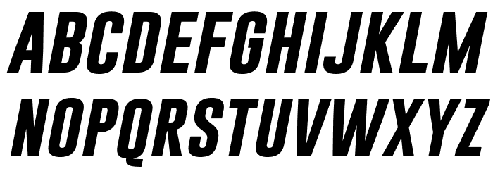 Gobold Bold Italic Italic Font LOWERCASE