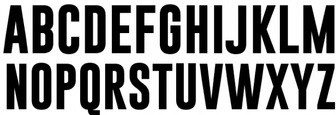 Gobold Bold Font Litere mari