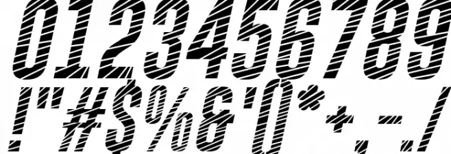 Gobold CUTS Italic Font OTHER CHARS