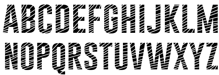 Gobold CUTS Font LOWERCASE