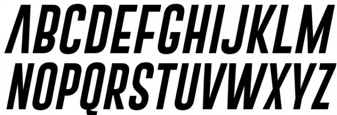 Gobold Extra1 Italic Italic 字体 大写
