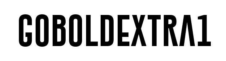 Gobold Extra1 Font