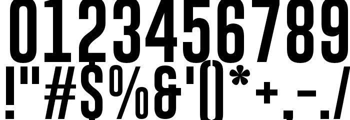 Gobold Extra1 Font OTHER CHARS