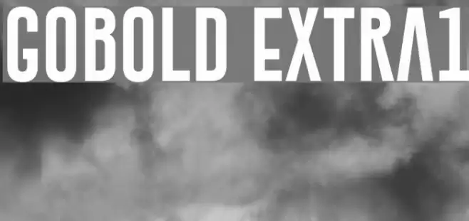 Gobold Extra1 Font examples