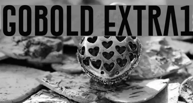 Gobold Extra1 Font examples