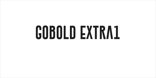 Gobold Extra1 Logo