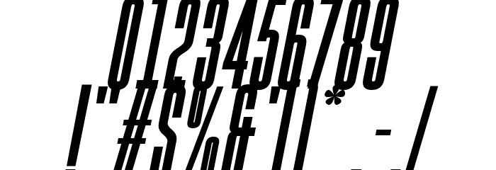 Gobold High Bold Italic Italic Font OTHER CHARS