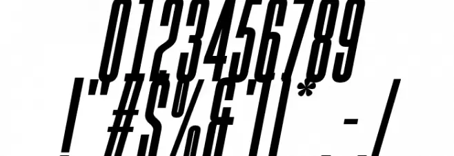 Gobold High Bold Italic Italic Font OTHER CHARS