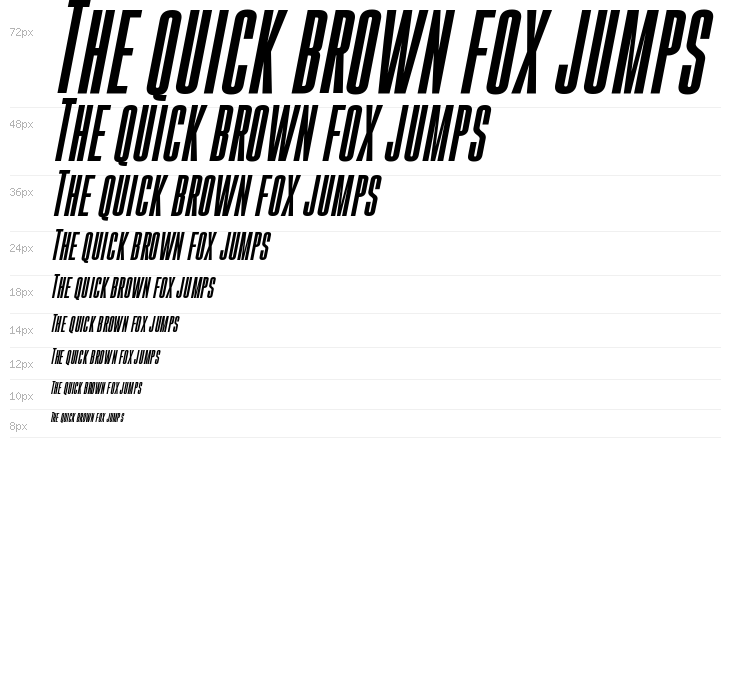 Gobold High Bold Italic Italic Waterfall