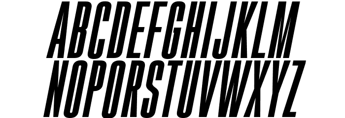 Gobold High Bold Italic Italic Font LOWERCASE