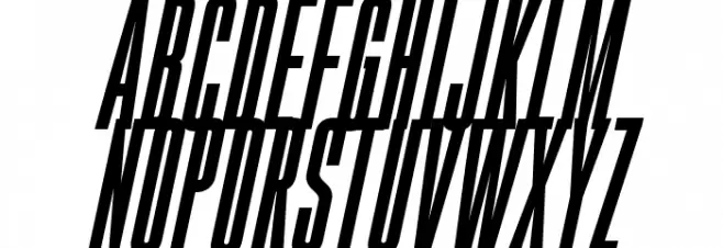 Gobold High Bold Italic Font Litere mari