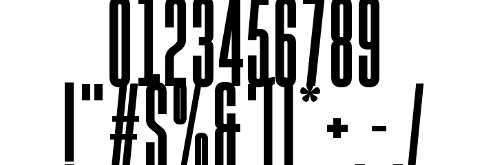 Gobold High Bold Font OTHER CHARS