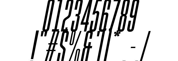 Gobold High Italic Italic Font OTHER CHARS