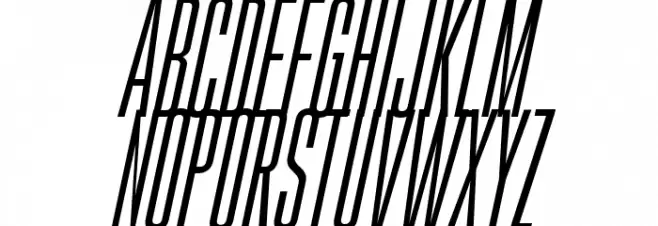 Gobold High Thin Italic Schriftart Groß