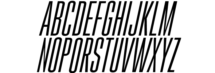 Gobold High Thin Italic Font LOWERCASE
