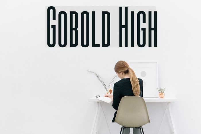 Gobold High Caratteri examples