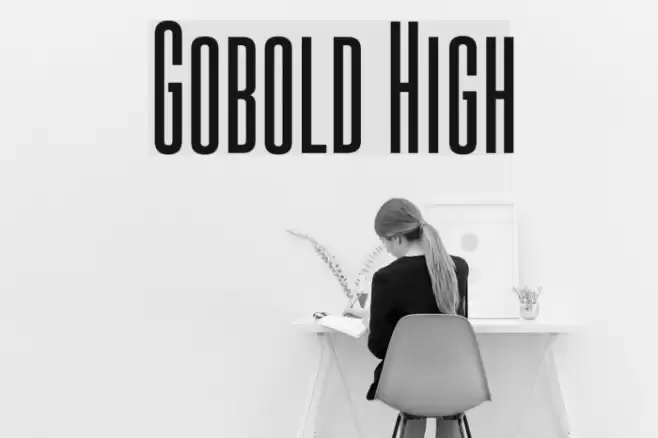 Gobold High Font examples