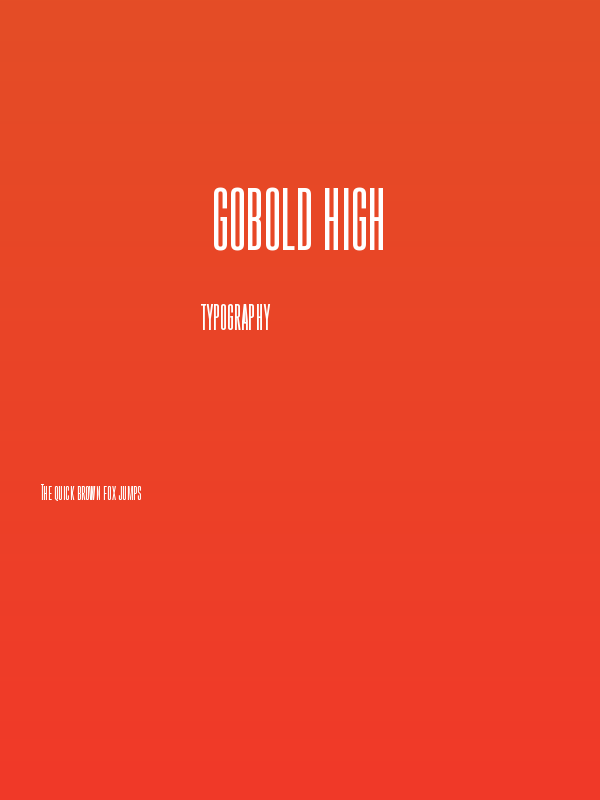 Gobold High Poster