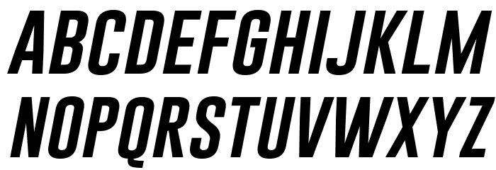 Gobold Italic Italic Font LOWERCASE