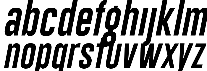 Gobold Lowplus Italic Italic Font LOWERCASE