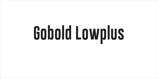 Gobold Lowplus Logo