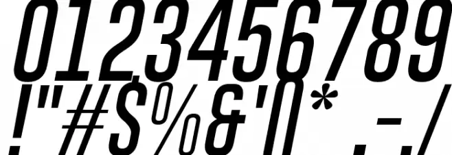 Gobold Thin Italic Italic Font OTHER CHARS