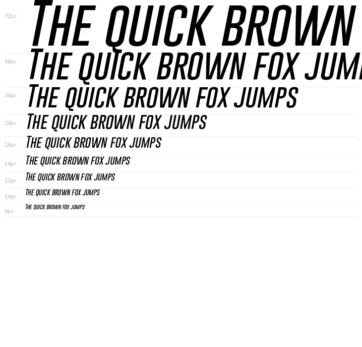 Gobold Thin Italic Italic Waterfall