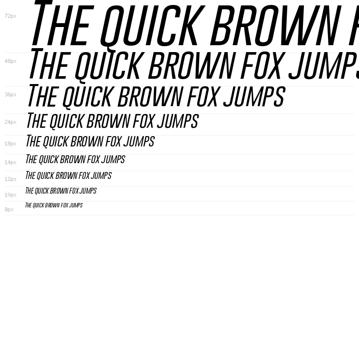 Gobold Thin Light Italic Waterfall