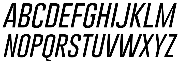 Gobold Thin Light Italic Font LOWERCASE