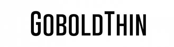 Gobold Thin  Frei Schriftart Herunterladen