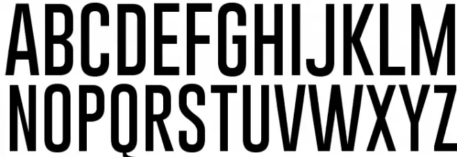 Gobold Thin Font Litere mari
