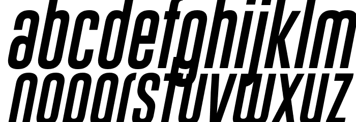 Gobold Uplow Italic Italic Font LOWERCASE