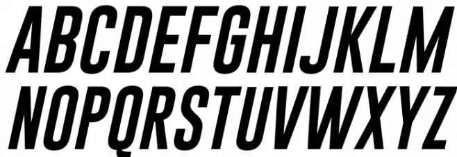 Gobold Uplow Italic Fonte MAIÚSCULAS