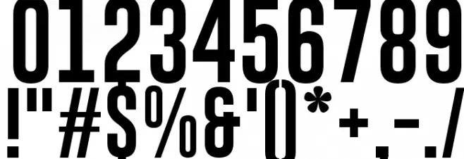 Gobold Uplow Font OTHER CHARS