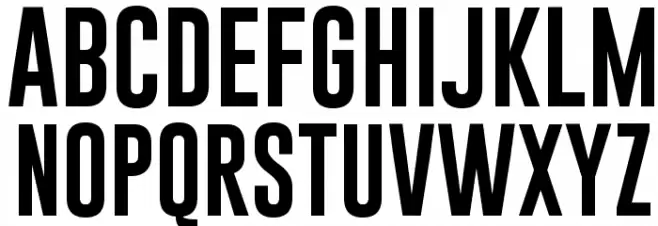 Gobold Uplow Schriftart Groß