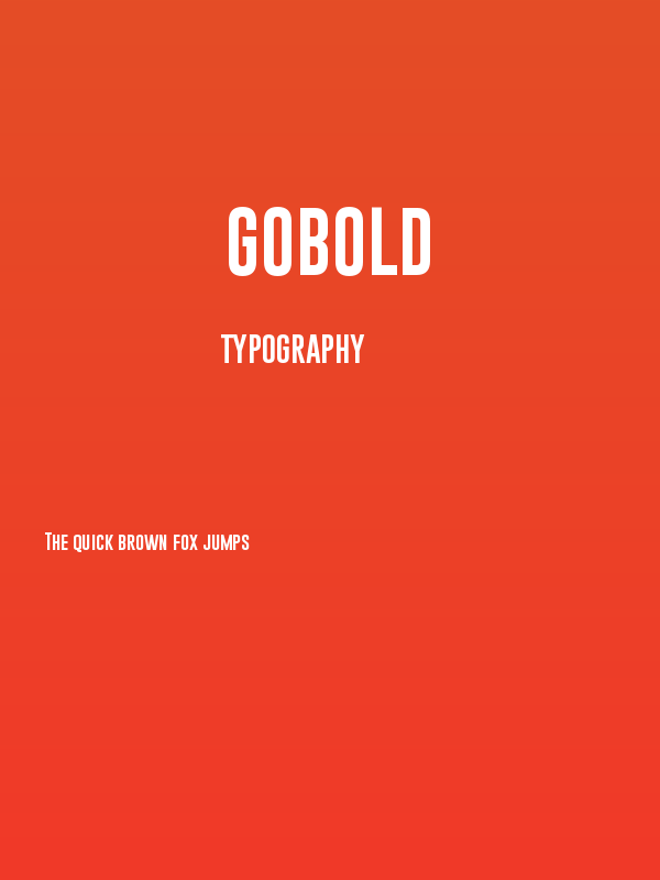 Gobold Poster