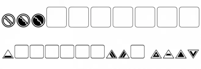 Gobotronic Font OTHER CHARS