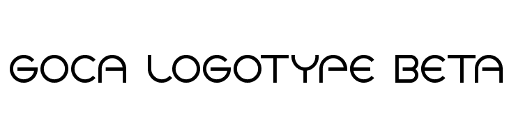 Goca logotype beta Font